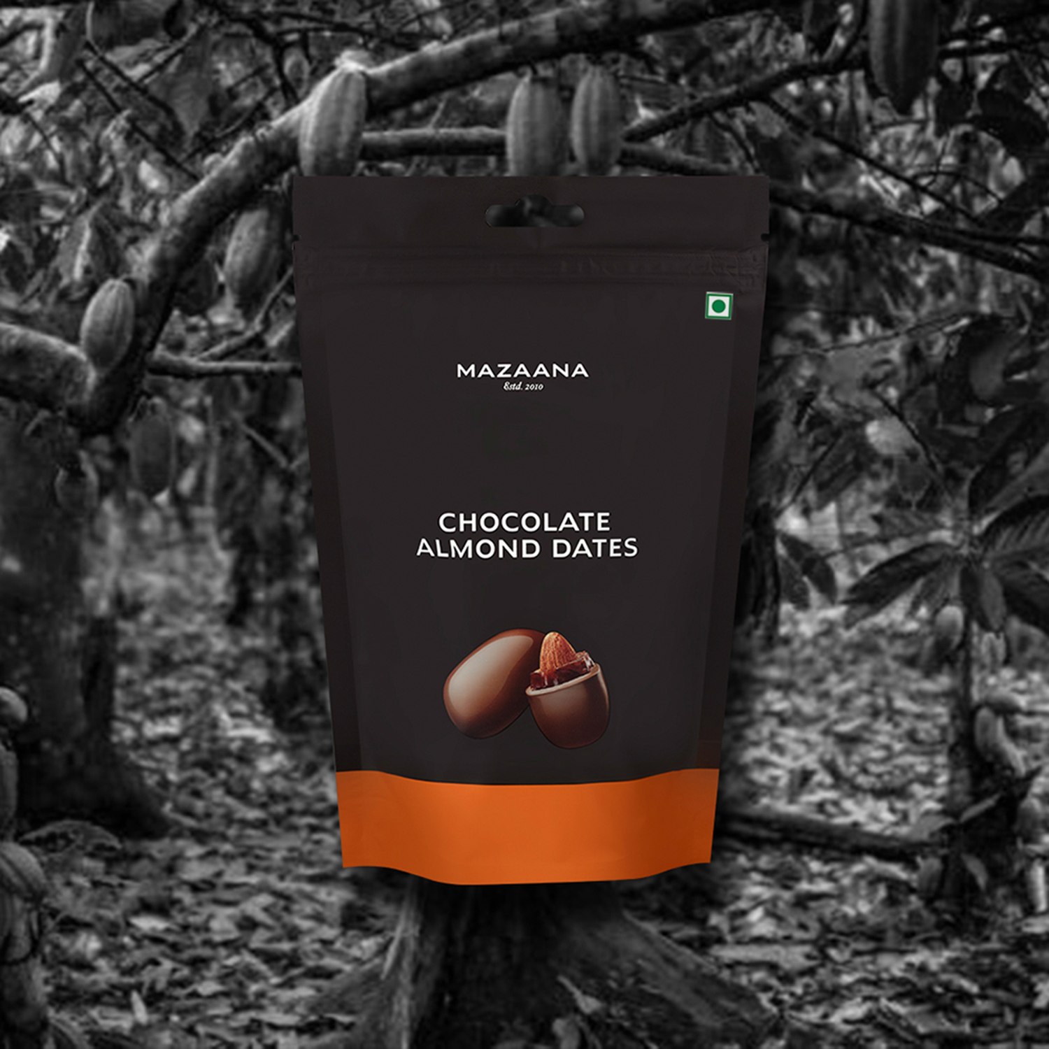 Mazaana Chocolate Almond Dates 100 gm