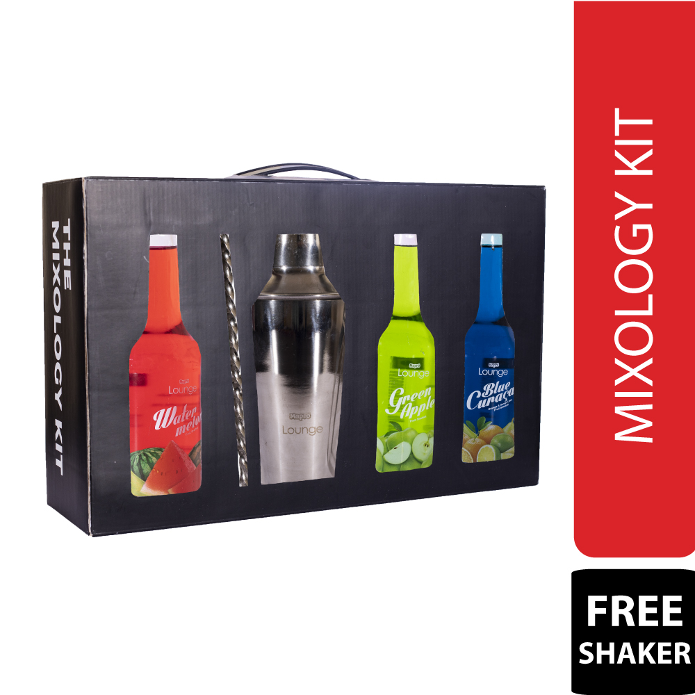 The Mixology Kit (3 Bottle Pack with Shaker )